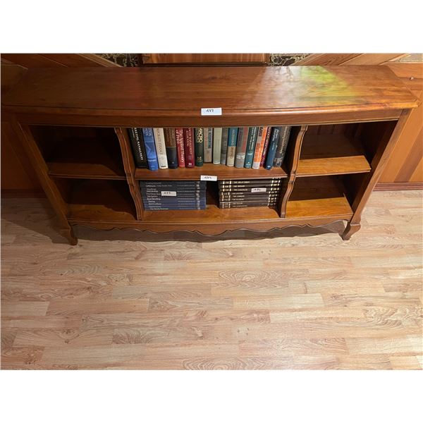 Wood Book Shelf Not Including Contents