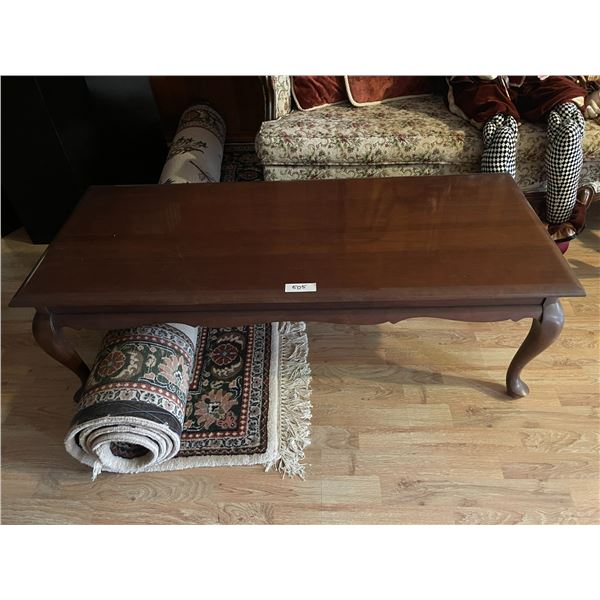 Wood Coffee Table 48L x 20D x16T