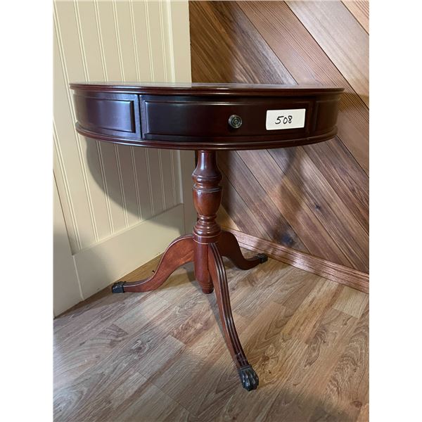 Wood Side Table 20D x 21H 3 Drawers