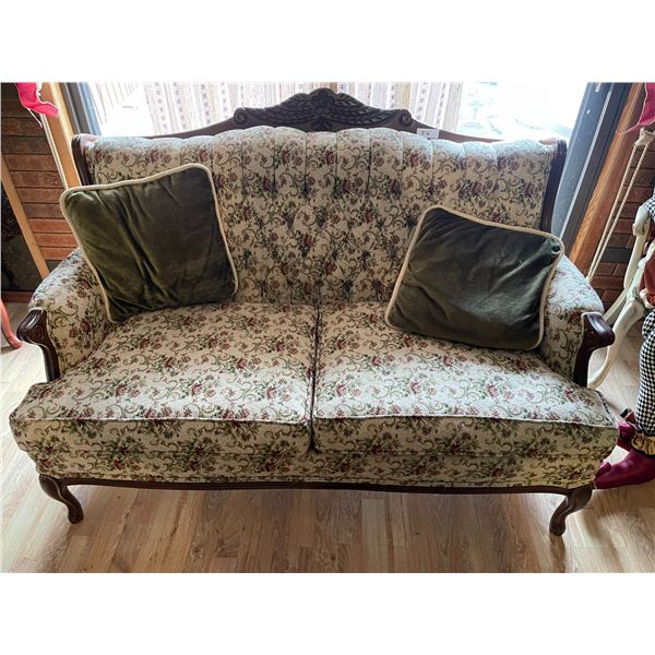 Art Nouveau Love Seat 55L x 34D x 36T