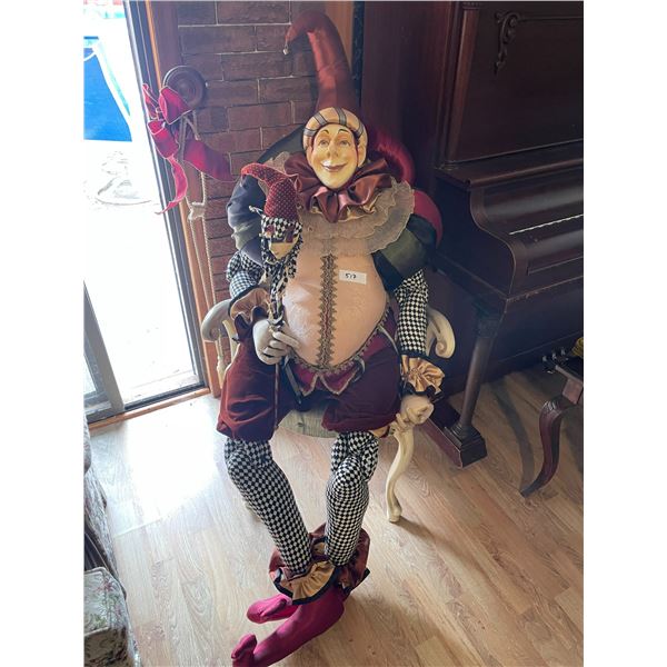 Court Jester Paper Machet 5Ft Tall