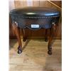 Image 1 : Leather Studded Foot Stool 21L 14D x 20T