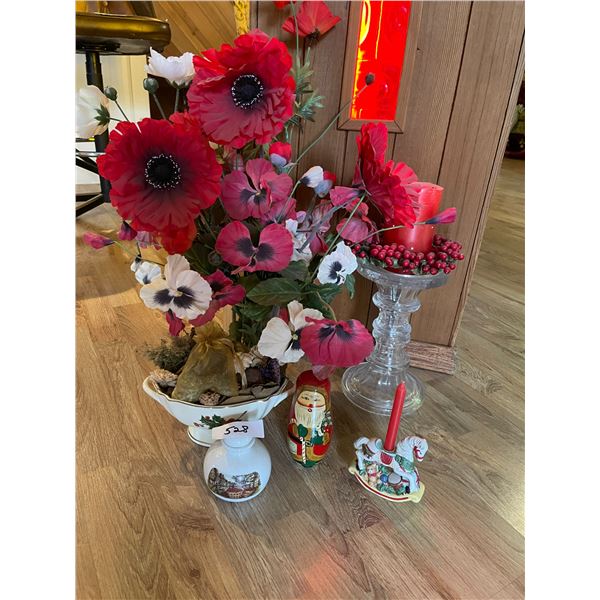 Decor Lot Candle Flowers