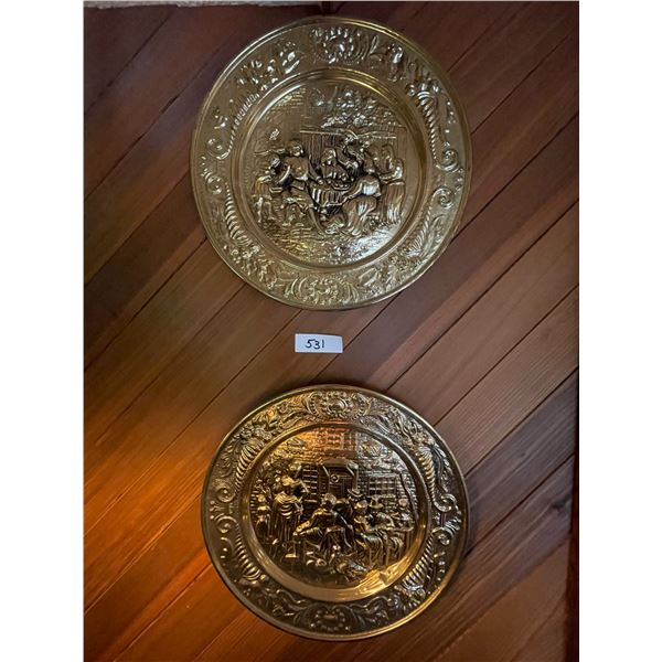 Antique Brass Plates Art Beck Auctions Inc.