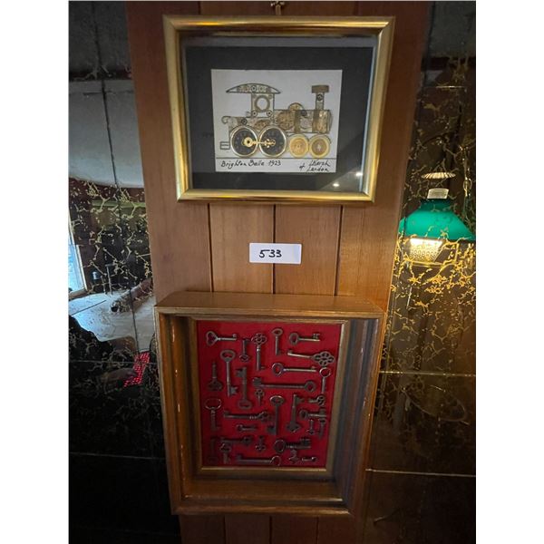 Key Collection Train Art