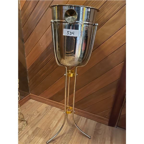 Art Deco Ice Bucket  & Stand