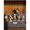 Image 1 : Wood Statue Collection & Cowboy WIth Damage
