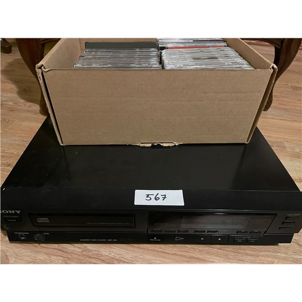 Sony Compact CDP350 Random CD Collection