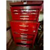 Image 1 : Mastercraft Red Tool Chest Including Contents bottom Drawer is bent