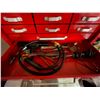Image 4 : Mastercraft Red Tool Chest Including Contents bottom Drawer is bent