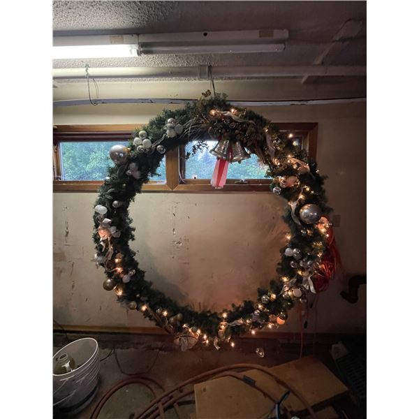 Giant Wreath Light Up 70D