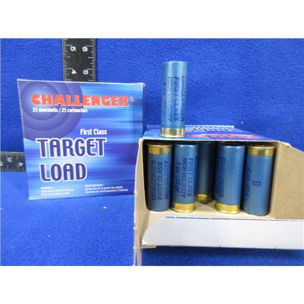 12 Ga 2 3/4  8 Shot HV Challenger Target Load Shotshells