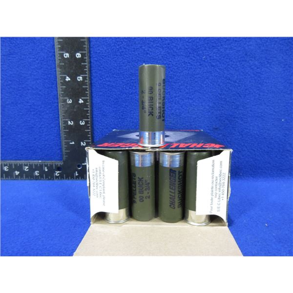 12 Ga 2 3/4" 00Buck Challenger Shotshells