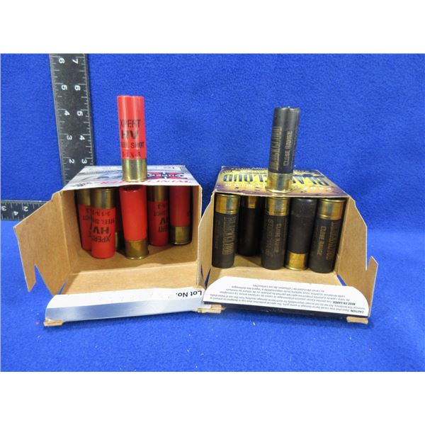12 Ga 3" 3 Shot Shotshells - Box of 25, Box of 18