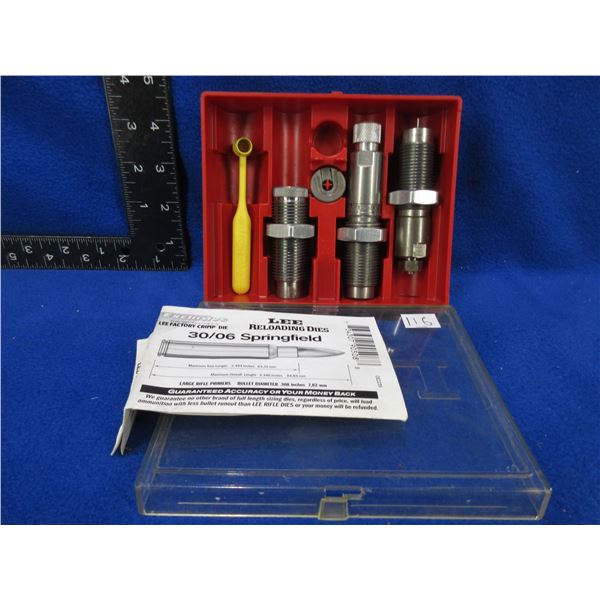 Lee 30-06 Sprg 3 Die Set with # 2 Shellholder