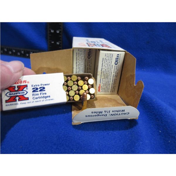 Collector Ammo - 22 LR 37gr HP Western SuperX Cartridges