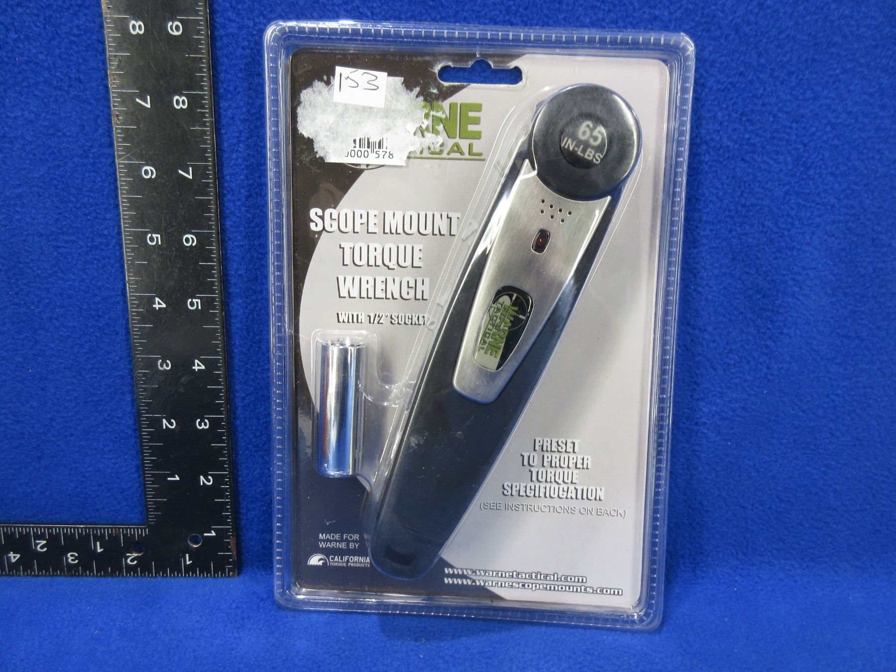 NEW Warne Tactical Scope Mount Torque Wrench