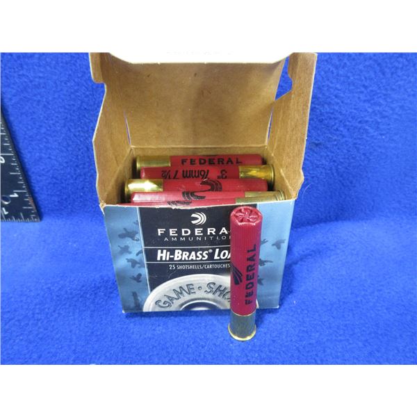 410 Ga 3  7 1/2 Shot Federal Hi-Brass Load Shotshells