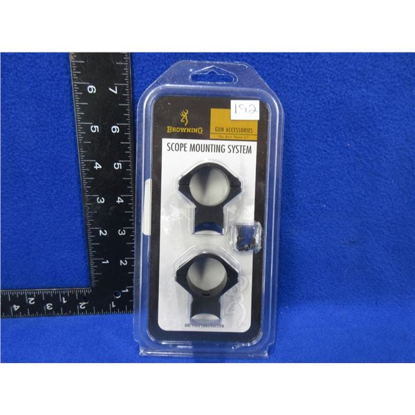 NEW - Browning 1" T-Bolt Standard Scope Rings