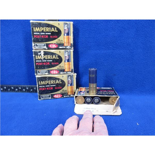 12 Ga 2 3/4" Poly-Kor Slugs Imperial Shotshells