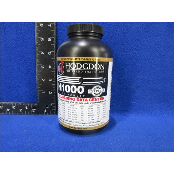 Hodgdon H1000 Rifle Powder - 396 Grams Including Tub