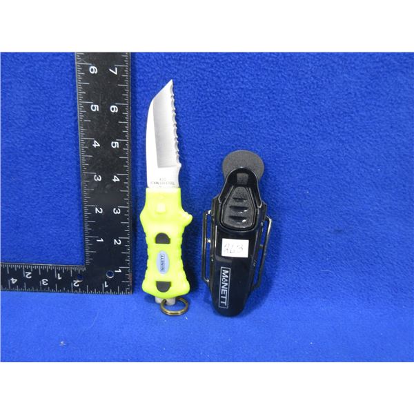 McNett Blakely Outdoor & Dive Knife with 3" Serrated Blade