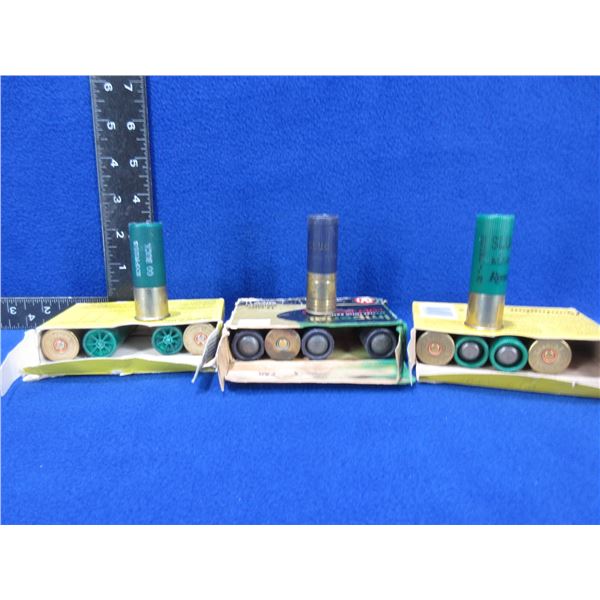 12 Ga 2 3/4", 3" Slugs and 2 3/4" 00Buck - 3 Boxes of 5