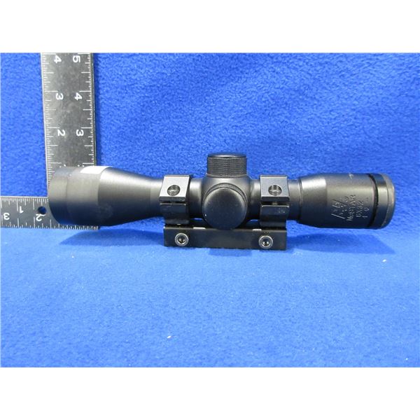 NcStar 6x32 Compact Riflescope with 1" Rings and Mount