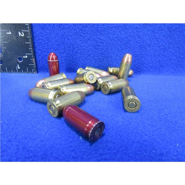 45 ACP Cartridges - Bag of 13 + 2 Snap Caps