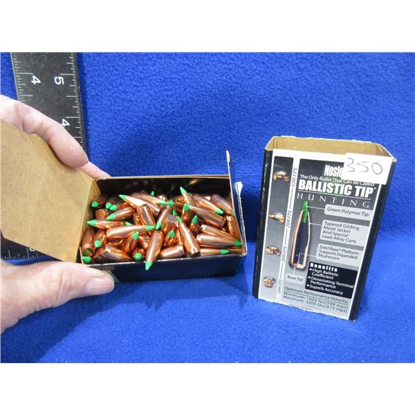 30 Cal. .308" 125gr Spitzer BT Nosler Bullets