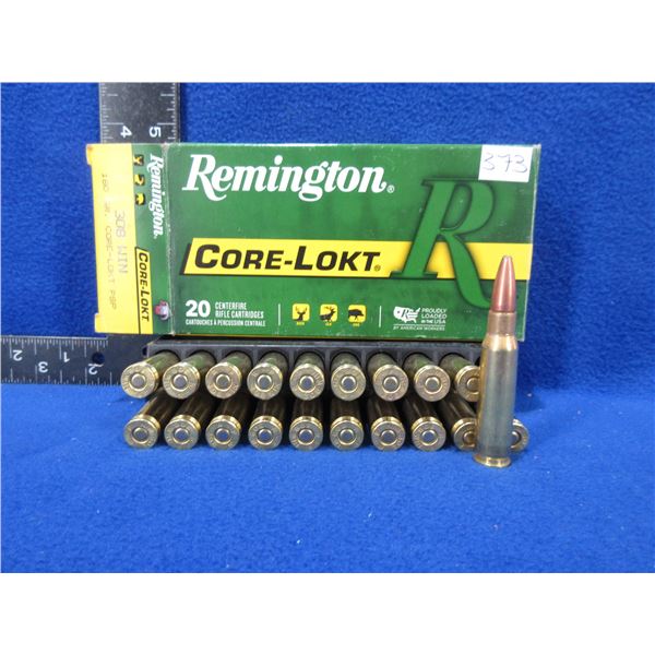 308 Win. 180gr Core-Lokt PSP Remington Cartridges