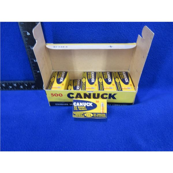 Collector Ammo - 22 Short SV CIL Canuck Cartridges
