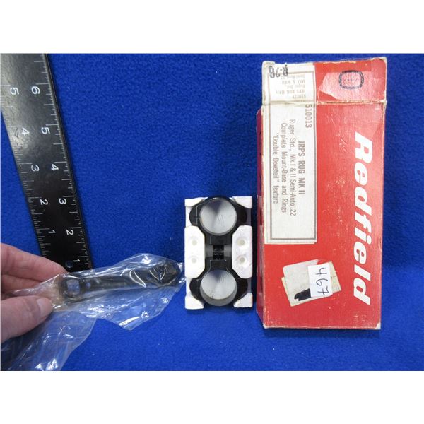 Redfield Complete Mount-Base and Rings - Double Dovetail