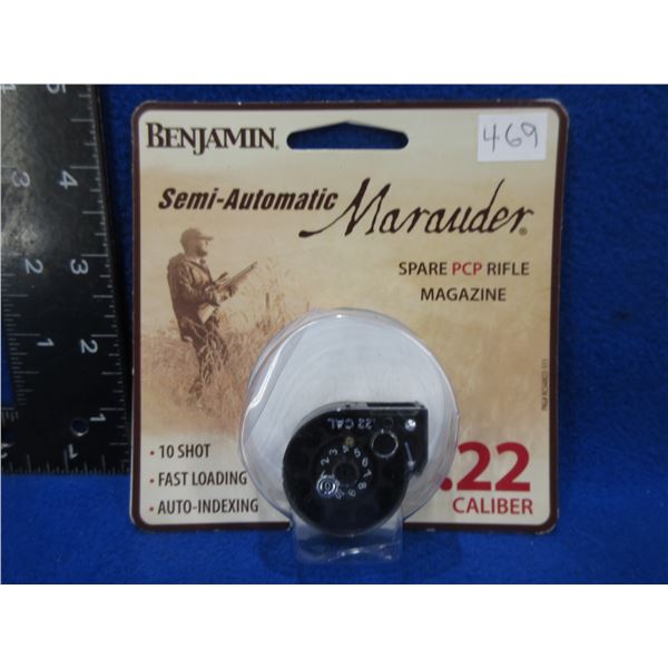 NEW - 22 Cal. Benjamin Semi-Auto Marauder Rifle Magazine