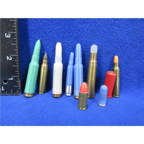 Collector Ammo - 10 Misc. Cartridges with Plastic Parts
