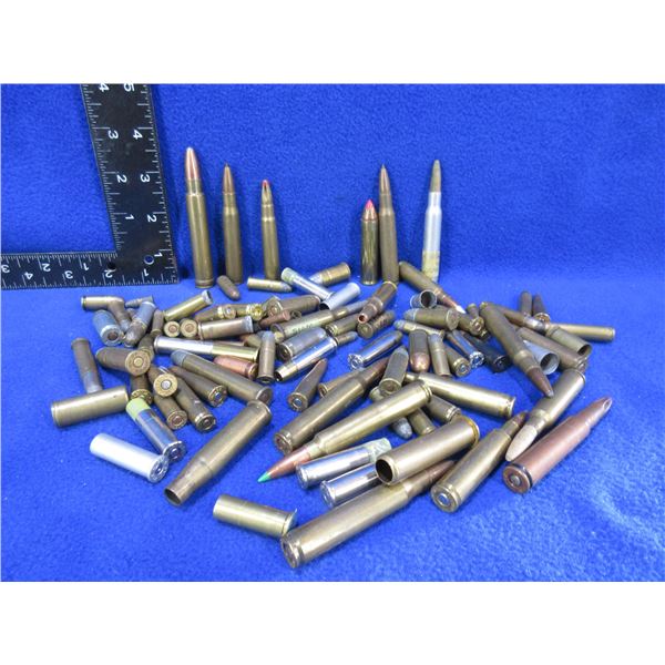 Collector Ammo - 90 Misc. Cartridges and Brass