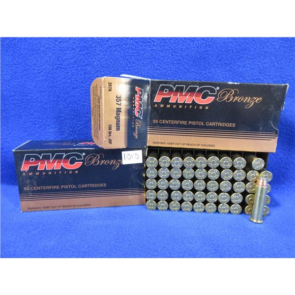 357 Magnum 158gr JSP PMC Bronze Pistol Cartridges