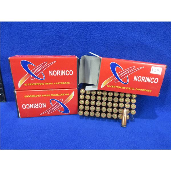 7.62X25 85gr FMJ Norinco Cartridges - 3 Boxes of 50