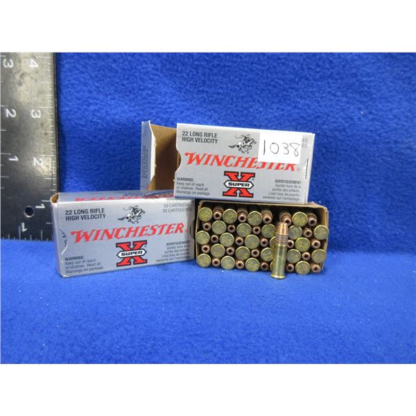 22 LR 40gr HV Power-Point Winchester SuperX Cartridges
