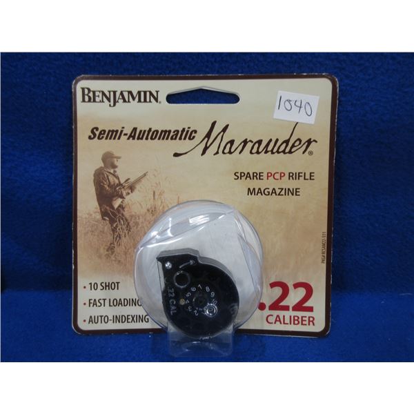NEW - 22 Cal. Benjamin Semi-Auto Marauder Rifle Magazine