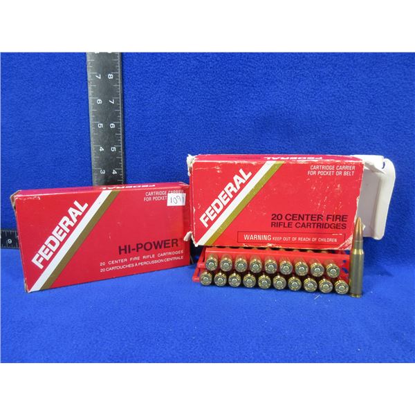 308 Win. 168gr BT HP Sierra Match Federal Cartridges