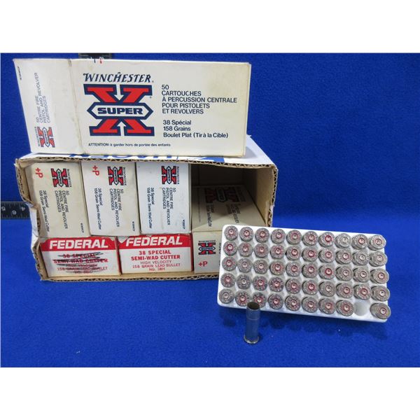 Brass Only - 38 Spl Unprimed - 7 Boxes of 50