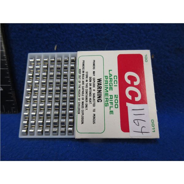 CCI 200 Large Rifle Primers - Box of 100