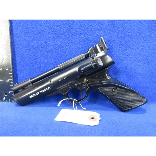 22 Cal. Webley & Scott Tempest Spring Air Pellet Pistol