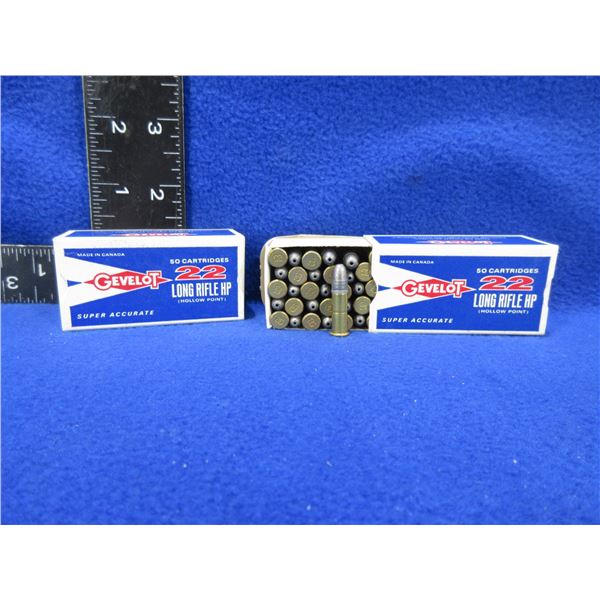 Collector Ammo - 22 LR HP Gevelot Cartridges