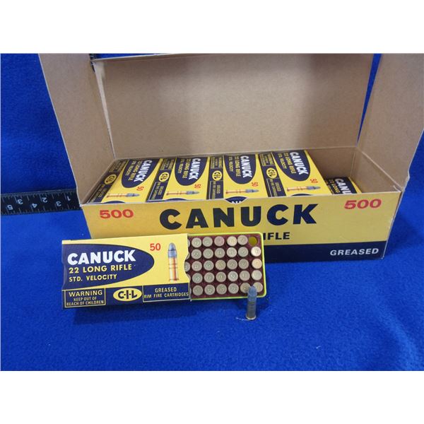 Collector Ammo - 22 LR SV CIL Canuck Cartridges