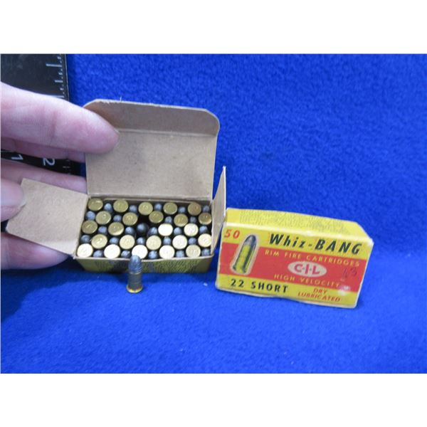 Collector Ammo - 22 Short HV CIL Whiz-Bang Cartridges