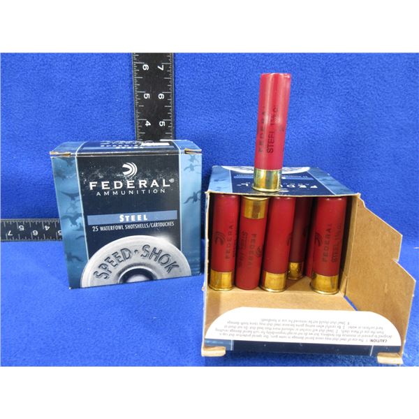 12 Ga 3 1/2" 2 Shot Federal Steel Waterfowl Shotshells