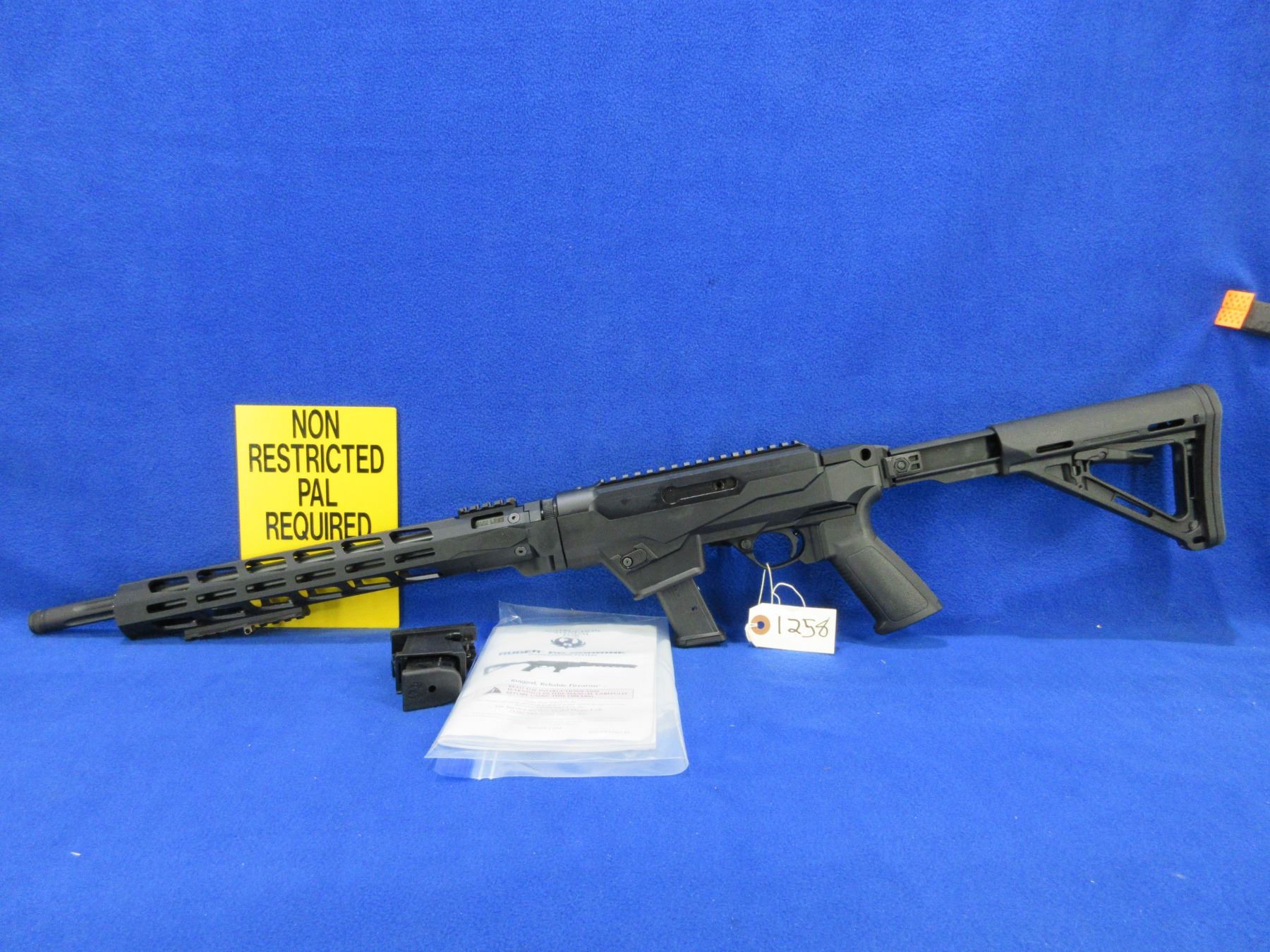 NonRestricted Ruger Model PC Carbine in 9MM Luger