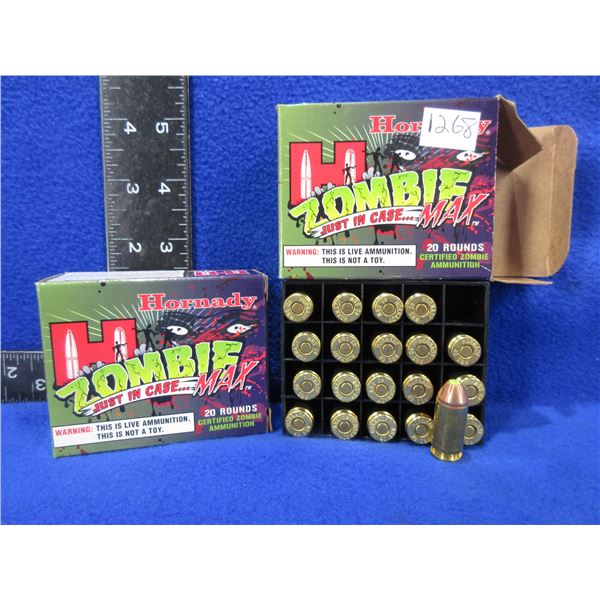 40 S&W 165gr Z-Max Hornady Zombie Cartridges
